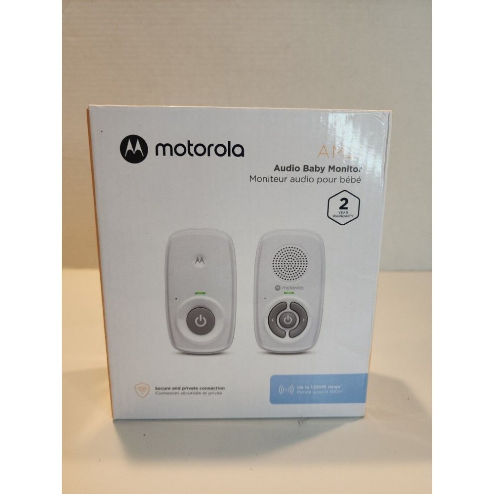 Motorola AM21 Audio Baby Monitor - 1000ft Range Secure & Private Connection AM21